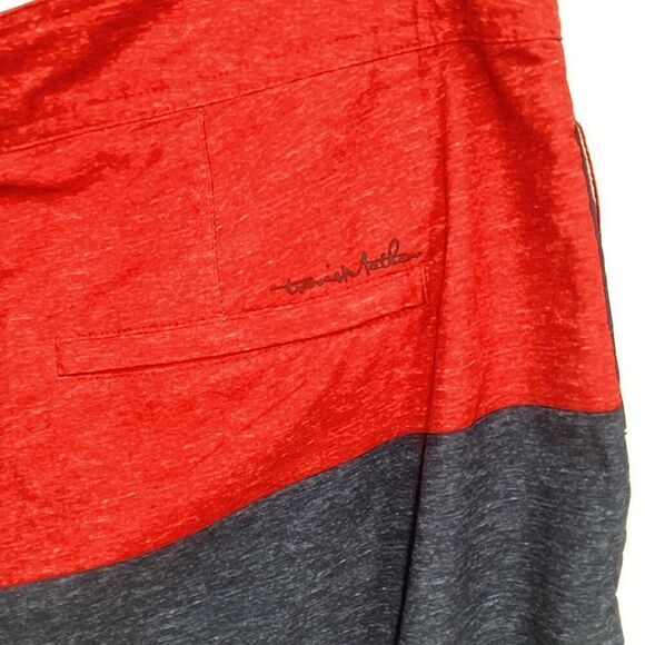 Men's Travis Mathew Swim Trunks - Large‎ red/blue/white - Picture 6 of 8